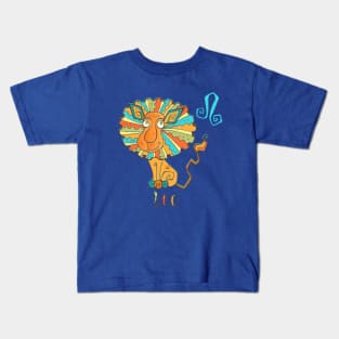 Leo zodiac children Kids T-Shirt